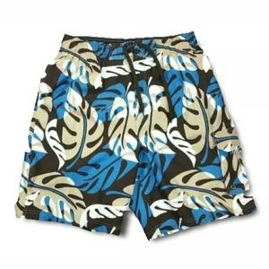 Sonoma Hawaiian flower swimming trunks large